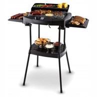 BASS POLSKA Električni roštilj, samostojeći i stolni, površina pečenja 40 × 29 cm, 2800 W