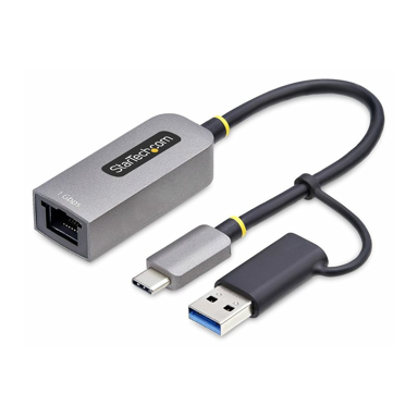 STARTECH Mrežna kartica C21GA-USB-ETHERNET, USB na Ethernet, 5000 Mbit/s, siva