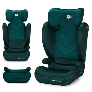 KINDERKRAFT Autosjedalica I-Spark i-Size 15-36 kg (100-150 cm), Green