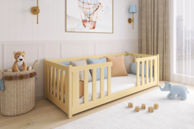 Drveni dječji krevet Fero 190x90 cm, svijetlo drvo