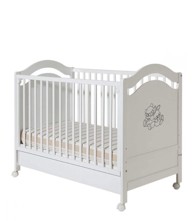 BAMBINO Krevetić Vendy, bez ladice, bijeli