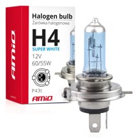 AMIO Super White halogene žarulje, H4, 12V, 5000K, bijela