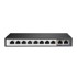 EXTRALINK Switch PoE PERSES, 8x Gigabit PoE/PoE+, 2x RJ45 uplink Gigabit, 96W