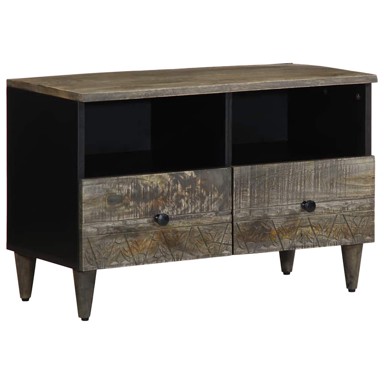 TV Ormarić svijetlo sivi 70x33,5x46 cm Puno drvo Mango