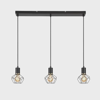 RABLAUX Visilica Fran E27 3x max. 40 W, IP20 RA72242, mat crna