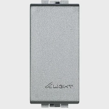 BTICINO Slijepa tipka 1m srebrna nt4950