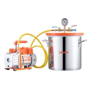 VEVOR Set vakuumske pumpe i manometra, 4 CFM, 290x120x230 mm