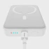 BASEUS Powerbank prijenosni punjač MAGNTIC MINI 10000 mAh, 30 W, bijeli + USB-C/USB-C kabel