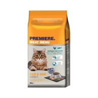 PREMIERE Suha hrana za mačke Cat Hair+Skin, perad i losos, 2 kg
