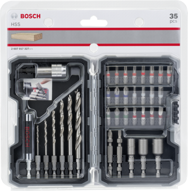 BOSCH Set bitova BIT AND DRILL SET, 35 dijelova