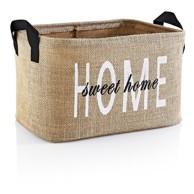 MIOLI DECOR Košara za skladištenje od jute 30x22x30 cm 
