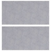 Aluminijske rešetkaste ploče 2 komada 50x25 cm