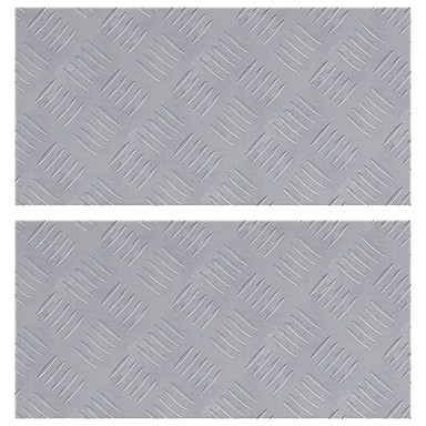 Aluminijske rešetkaste ploče 2 komada 50x25 cm