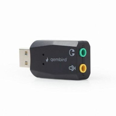 GEMBIRD USB zvučna kartica Virtus Plus, stereo, 3.5 mm ulaz/izlaz, plug-and-play