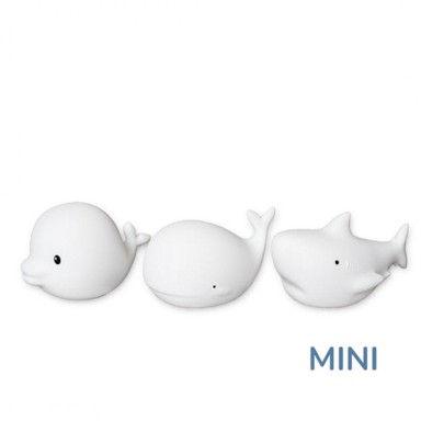 RABBIT&FRIENDS Mini set silikonskih lampica, morski pas, delfin i kit