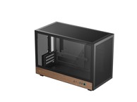 DEEPCOOL Kućište CH260 WOOD Micro-ATX kaljeno staklo, crno