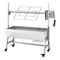 VEVOR Rotacijski roštilj, 1135 x 442 x 1123 mm, kapacitet 60 kg, nehrđajući čelik