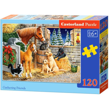 CASTORLAND Puzzle Gathering Friends, 120 kom., crtići