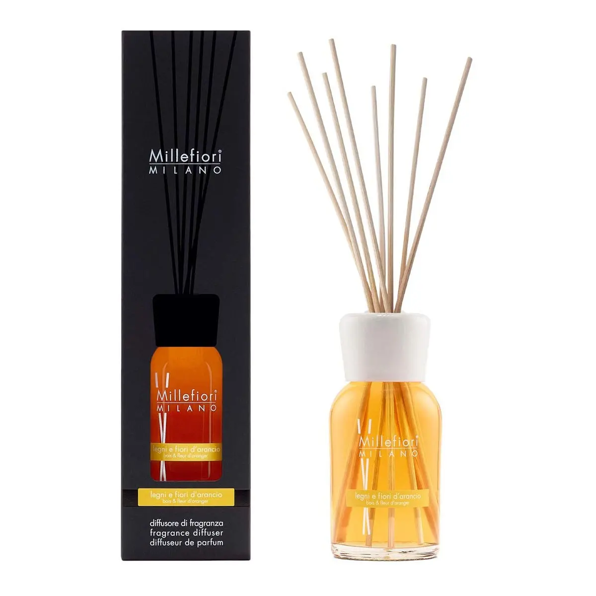 MILLEFIORI Difuzor Milano Legni E Fiori D'arancio - 100 ml | Koreqt.hr