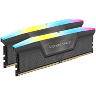CORSAIR Radna memorija Vengeance RGB, 64 GB, DDR5 5600 MHz, CL40, 2 x 32 GB, siva