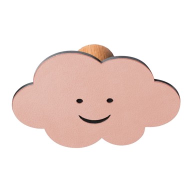 LIND DNA Ružičasta željezna zidna kuka Cloud Dot Nupo