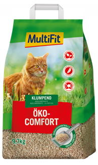 MULTIFIT Pijesak za mačke Eco Comfort, 9,7 kg