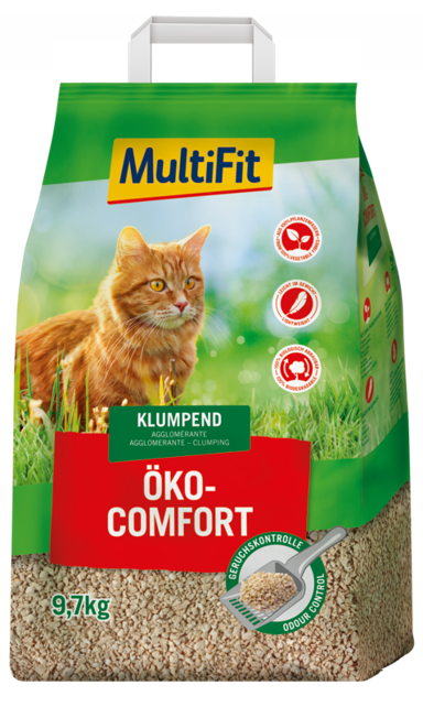 MULTIFIT Pijesak za mačke Eco Comfort, 9,7 kg