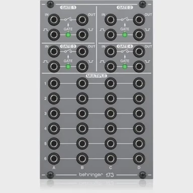 BEHRINGER Modul za modularni sintezator 173 QUAD GATE/MULTIPLES, crni
