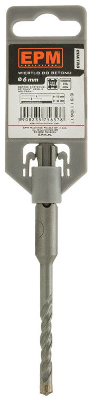 P&M SDS+ quatro budilo za beton 8 x 210 - E-511-0821
