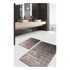 MILA HOME Sive od samta kupaonske prostirke u setu 2 kom 60x100 cm