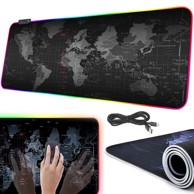 VERKGROUP LED RGB miš i tipkovnica XL, 80×30 cm