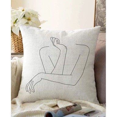 MINIMALIST CUSHION COVERS Jastučnica s udjelom pamuka , 55 x 55 cm Pose