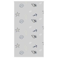 Rolo zavjesa za tuš, 120x240 cm, morska zvijezda