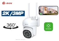 MOVETECK Videonadzorna kamera, zidna, 360°, 2K, 3 MP, WiFi