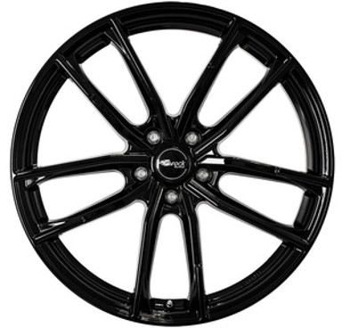 BROCK Aluminijski naplatak B38 8x18 5/114,3 ET45 sjajna, crna
