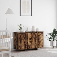 Sideboard, 120x41x75 cm, konstruirano drvo, dimljeni hrast
