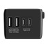 BLITZWOLF Adapter BW-TA1, 4-u-1 putnički, 2×USB + USB-C + PD 20W