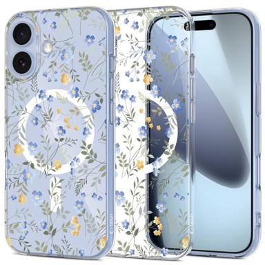 TECH-PROTECT Maskica za iPhone 17, Flexair, MagSafe, cvijeće