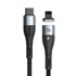 BASEUS USB kabel tip C, Lightning, 20 W, 2 m, crni