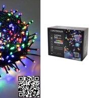LED lampice, 96 LED, višebojne