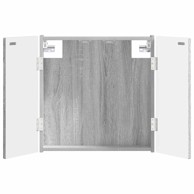 Kabinet za mete DELFT, siva sonoma, 52,5 × 10,5 × 53,5 cm