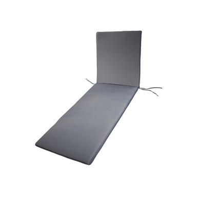 Jastuk za ležaljku BLISS, tamnosivi, 190x60x3,5 cm