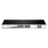 D-LINK Mrežni preklopnik DGS-1210-20, 20 x Gigabit Ethernet, upravljani L2, 1U, crni