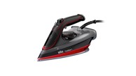 BRAUN Parno glačalo TexStyle 5 SI5057RD, keramička površina, 2700 W, crna, crvena