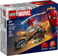 LEGO Set za slaganje Spider-Man protiv Ghost Ridera na motociklu 76335