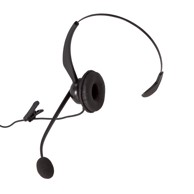 AUERSWALD COMfortel H-200 žične slušalice s mikrofonom, USB Type-A, crne
