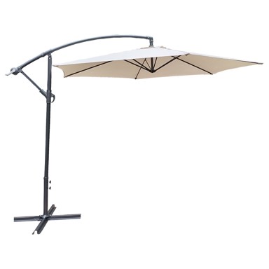 Viseći Alu suncobran, 300 cm, bež