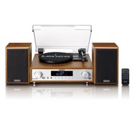 LENCO Gramofon MC-160WD, sa zvučnicima, BT, USB, daljinski, boja drveta