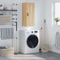 Zidni ormarić, 34.5 x 34 x 90 cm, konstruirano drvo, sonoma hrast