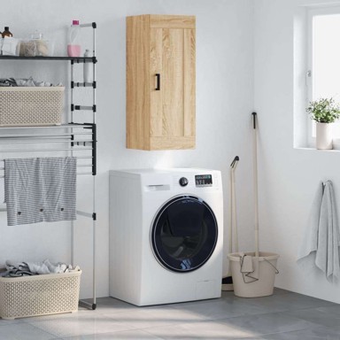 Zidni ormarić, 34.5 x 34 x 90 cm, konstruirano drvo, sonoma hrast